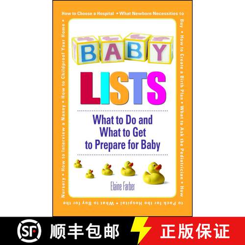 【3-4周达】Baby Lists: What to Do and What to Get to Prepare for Baby [9781598692389]