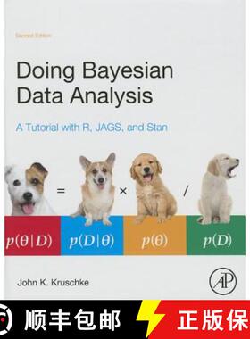 【3-4周达】Doing Bayesian Data Analysis: A Tutorial with R, Jags, and Stan (2nd edition) [9780124058880]