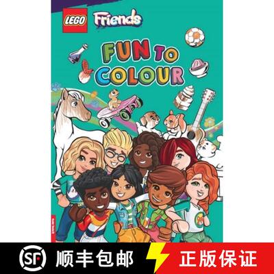 【3-4周达】LEGO (R) Friends (R): Fun to Colour [9781780559575]