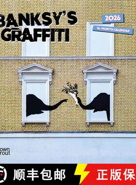 【3-4周达】Banksy's Graffiti Official 2026 7 X 14 Inch (Hanging) Monthly Mini Wall Calendar [9798330701667]
