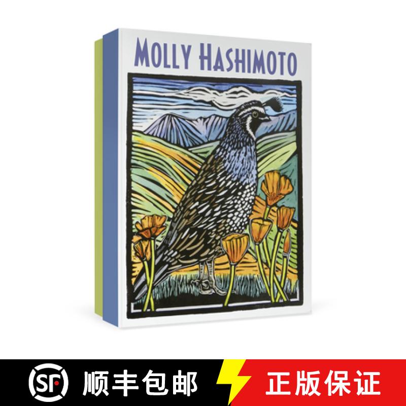 【3-4周达】B/N Molly Hashimoto [With 20 Assorted 5x7 Blank Notecars W/Envelopes] [9780764964619]