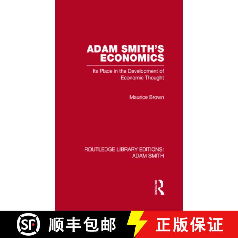【3-4周达】RLE: Adam Smith: 5-Volume Set [9780415561945]