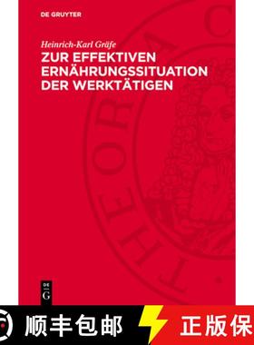 预订 Zur Effektiven Ernährungssituation Der Werktätigen: Drei Aufsätze [9783112788462]
