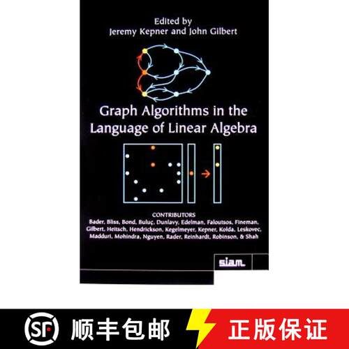 【3-4周达】精装 Graph Algorithms in the Language of Linear Algebra [9780898719901]