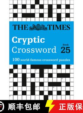 【3-4周达】The Times Cryptic Crossword: Book 25, Volume 25: 100 World-Famous Crossword Puzzles [9780008404321]