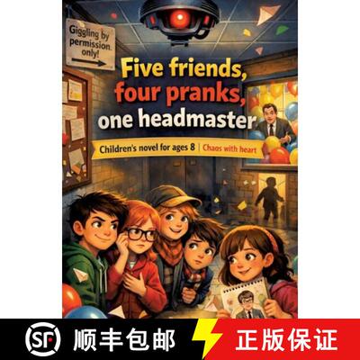 【3-4周达】Five friends, four pranks, one headmaster:Children's novel for ages 8 and up | Chaos with ... [9783384841636]