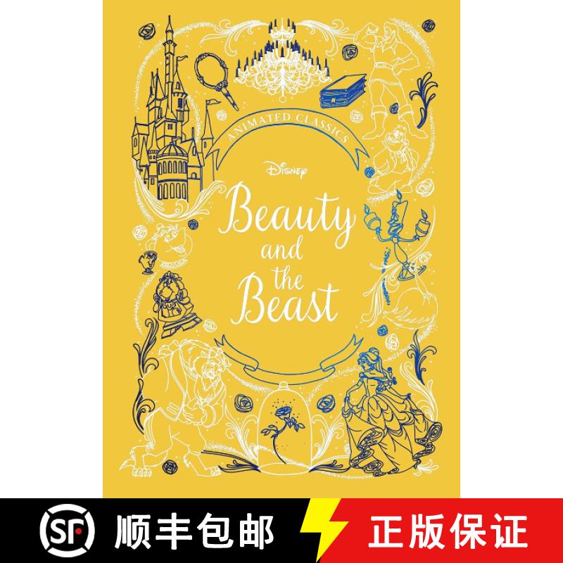 【2-3周达】Beauty and the Beast (Disney Animated Classics): A deluxe gift book of the classic film - ... [9781787417366]