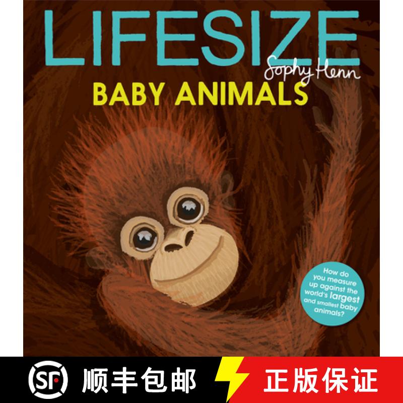 【3-4周达】Lifesize Baby Animals [9781405299497]