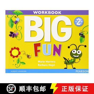 【3-4周达】Big Fun 2 Workbook with Audio CD [With CD (Audio)] [9780133445220]