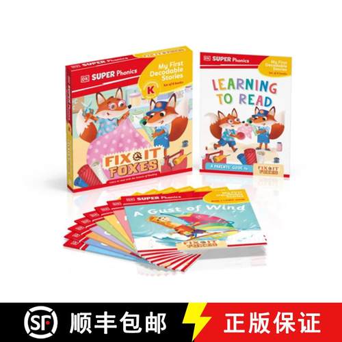 【3-4周达】DK Super Phonics My First Decodable Stories Fix-It Foxes [9780593958780]