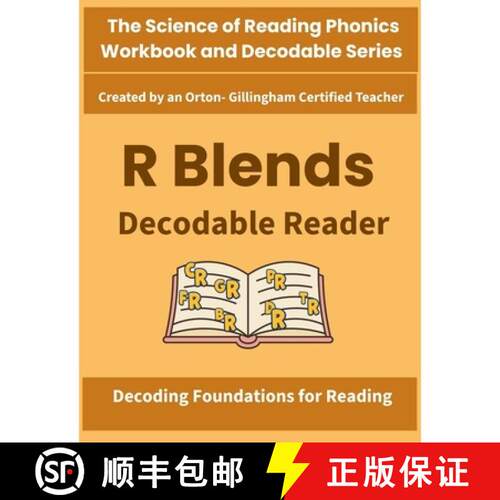 【3-4周达】R Blends Decodable Reader: Science of Reading Aligned Decodable Stories for Beginning Cons... [9781997043195]