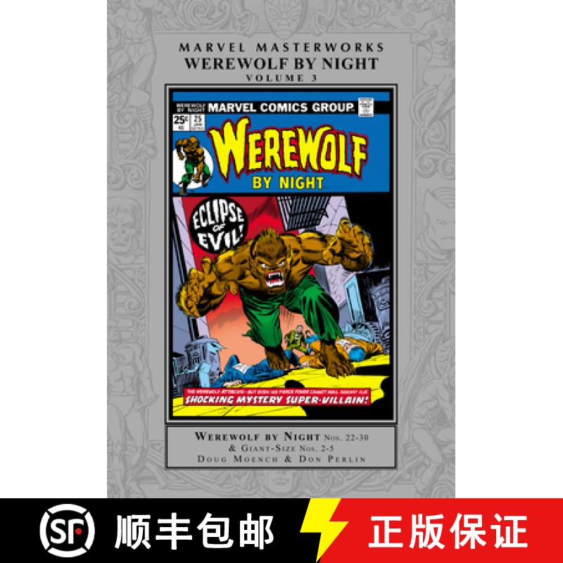 【3-4周达】Marvel Masterworks: Werewolf by Night Vol. 3 [9781302955502]
