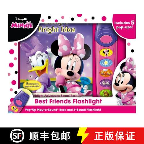 【3-4周达】Disney Minnie Mouse: Daisy's Bright Idea [With Flashlight] [9781450874403]