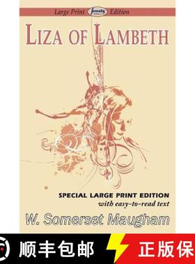 【3-4周达】Liza of Lambeth (Large Print Edition) [9781604508987]