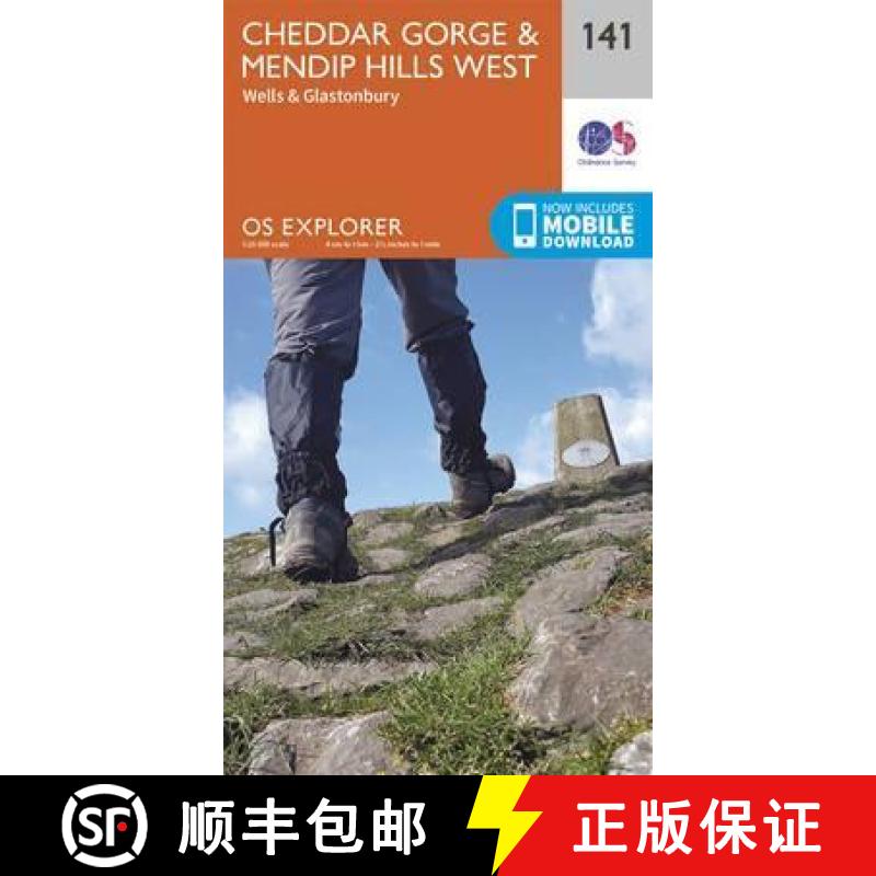 【2-3周达】Cheddar Gorge and Mendip Hills West [9780319243343]