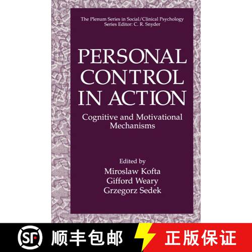 【3-4周达】Personal Control in Action : Cognitive and Motivational Mechanisms [9781441932853]