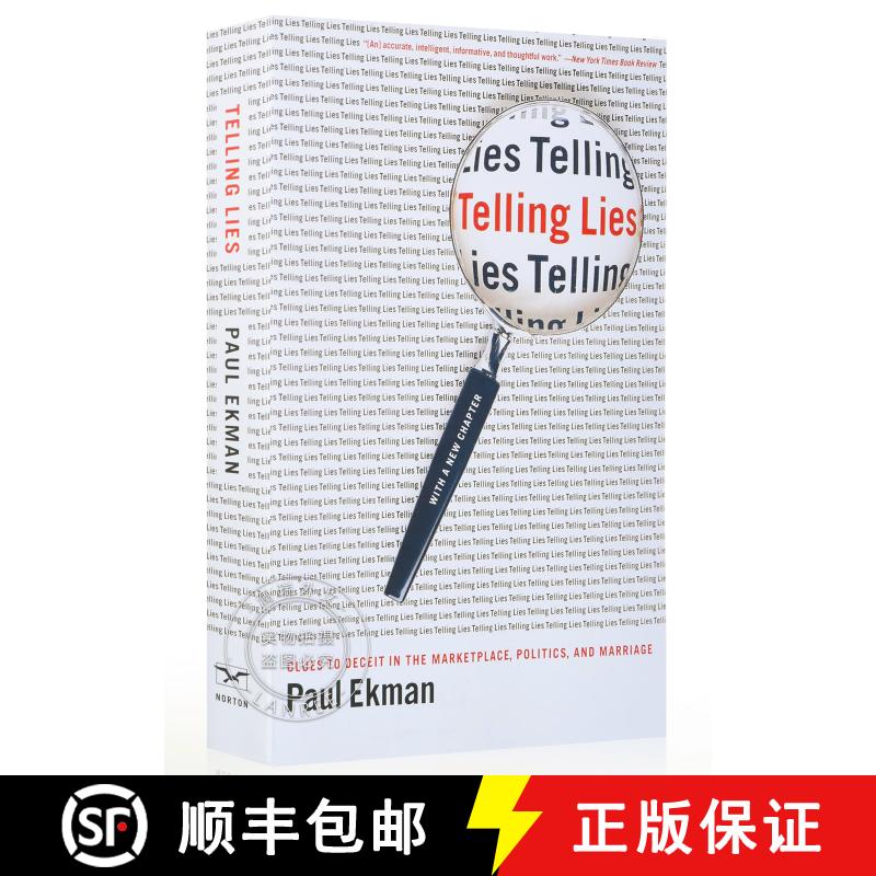 现货 说谎 Telling Lies: Clues to Deceit in the Marketplace, Politics, and Marriage 揭穿商界、政治与婚... [9780393337457]
