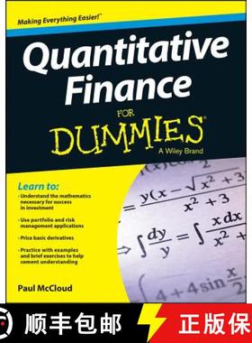 【3-4周达】Quantitative Finance For Dummies [Wiley金融] [9781118769461]