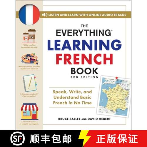 【3-4周达】The Everything Learning French Book, 3rd Edition : Speak, Write, and Understand Basic Fren... [9781507225240]