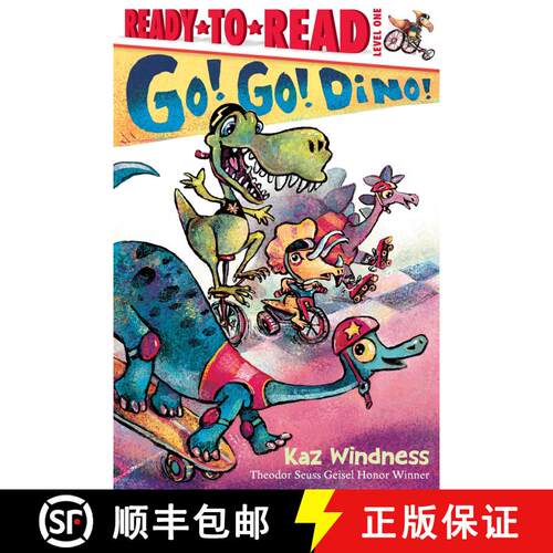 【3-4周达】Go! Go! Dino!: Ready-to-Read Level 1 [9781665944267]