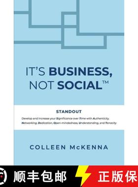 【3-4周达】It's Business, Not Social(TM): STANDOUT. Develop and increase your Significance over Time ... [9780578838090]