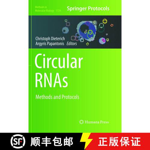 【3-4周达】Circular RNAs : Methods and Protocols (Softcover reprint of the original 1st ed. 2018) [9781493985210]