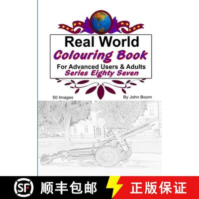 【3-4周达】Real World Colouring Books Series 87 [9780359972074]