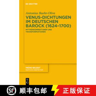 【3-4周达】Venus-Dichtungen Im Deutschen Barock (1624-1700): Mythenkorrekturen Und Transformationen [9783110679779]