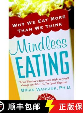 【3-4周达】Mindless Eating: Why We Eat More Than We Think [9780553384482]