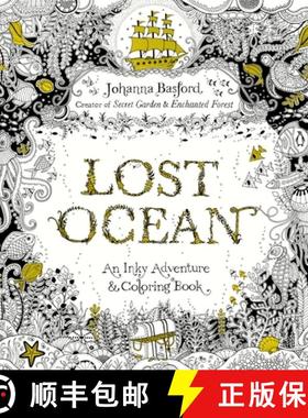 预订 Lost Ocean: An Inky Adventure and Coloring Book for Adults [9780143108993]