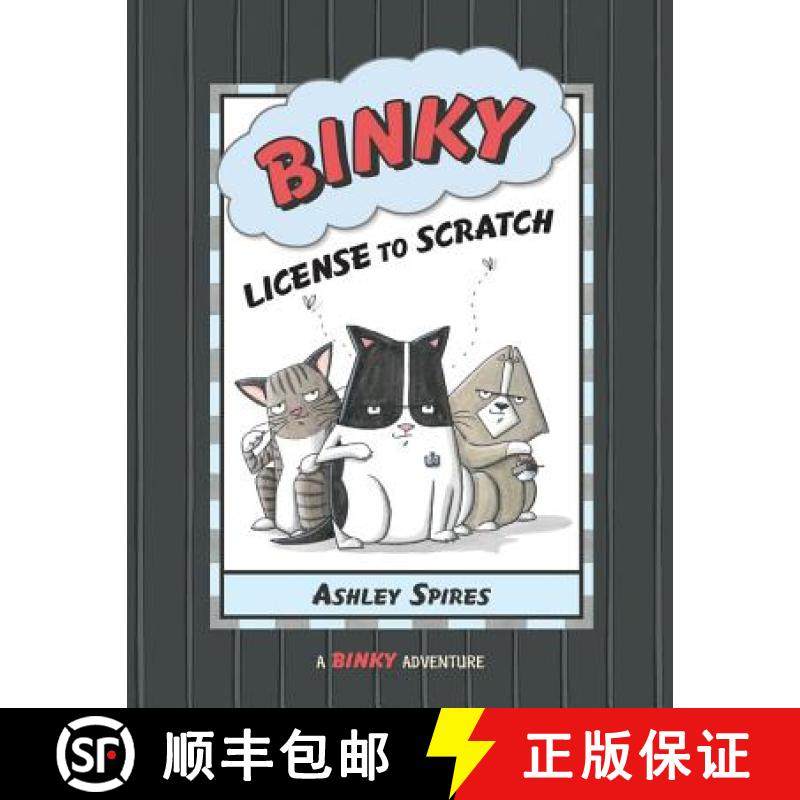 【3-4周达】Binky: License To Scratch [9781554539642]