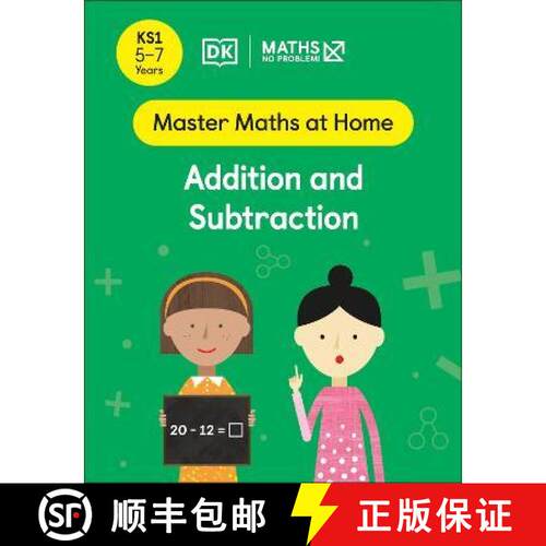 【3-4周达】Maths  No Problem! Addition and Subtraction, Ages 5-7 (Key Stage 1) [9780241539118]