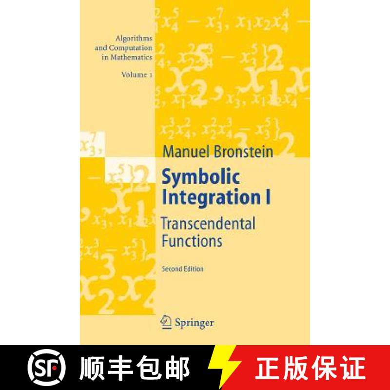 【3-4周达】Symbolic Integration I : Transcendental Functions [9783642059964]
