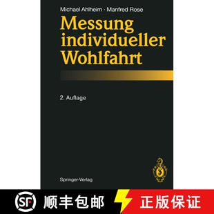 【3-4周达】Messung individueller Wohlfahrt (2. Auflage 1992) [9783540560333]