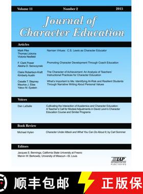 【3-4周达】Journal of Character Education Volume 11 Number 2  2015 [9781681235998]