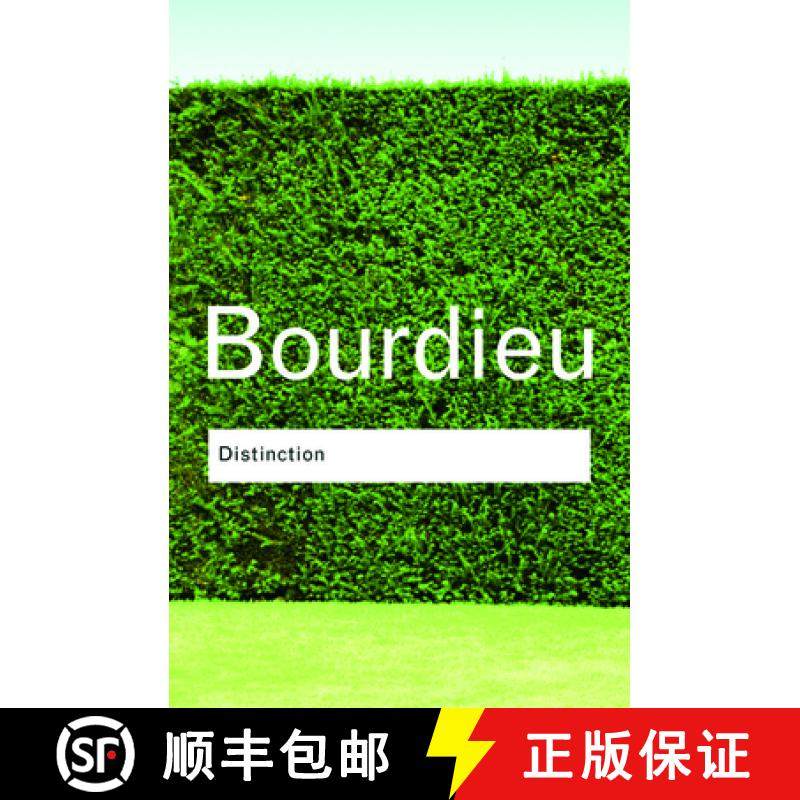 现货 区隔：品位判断力的社会批判 Distinction [9780415567886]