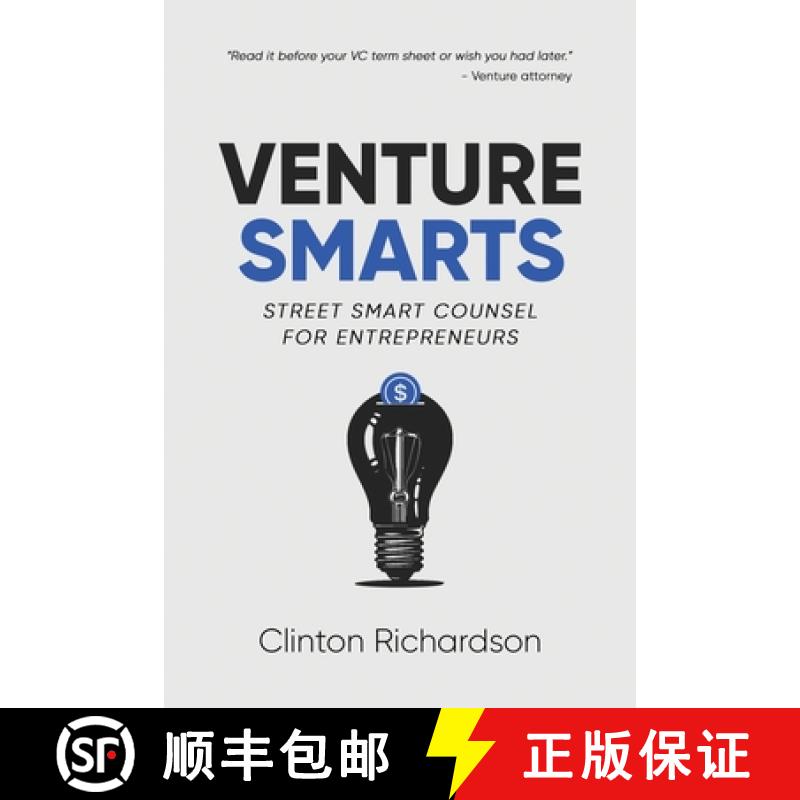 【3-4周达】Venture Smarts: Street Smart Counsel for Entrepreneurs [9780991247578]