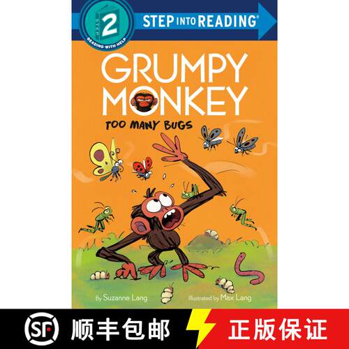 【3-4周达】精装 Grumpy Monkey Too Many Bugs [9780593434680]