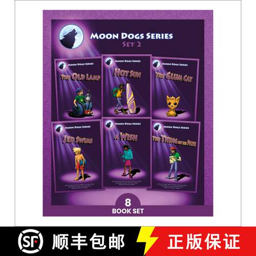 【3-4周达】Phonic Books Moon Dogs Set 2: Decodable Books for Older Readers (CVC Level, Consonant Blen... [9781783692989]