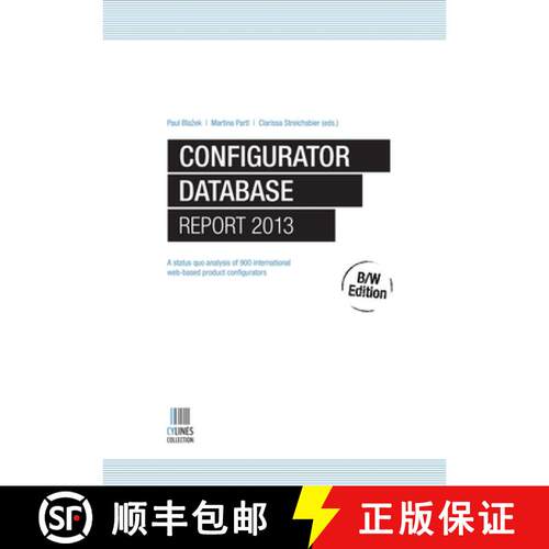 【3-4周达】Configurator Database Report 2013, B/W Edition [9781291676341]