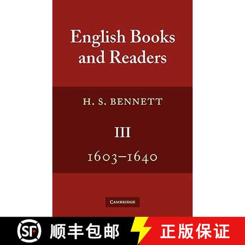 预订 English Books and Readers 1603 1640: Being a Study in the History of the Book Trade in the Reign... [9780521379908]