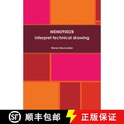 【3-4周达】MEM09002B Interpret technical drawing [9781326148676]
