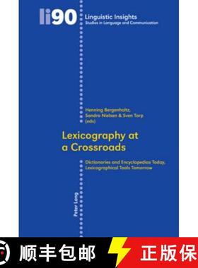 预订 Lexicography at a Crossroads : Dictionaries and Encyclopedias Today, Lexicographical Tools Tomorrow [9783039117994]