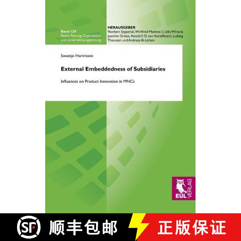 【4周达】External Embeddedness of Subsidiaries [9783844100372]
