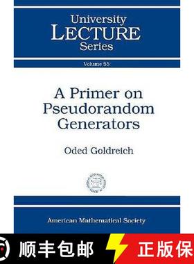 【3-4周达】Primer on Pseudorandom Generators [9780821851920]