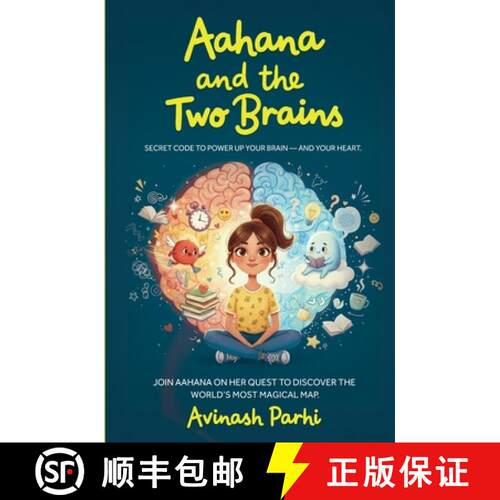 【3-4周达】Aahana and the Two Brains: Interactive Picture Book with Fun Questions That Help Children ... [9789360700706]