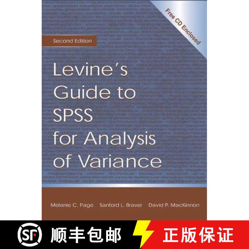 【3-4周达】Levine's Guide to SPSS for Analysis of Variance [9781138134898]