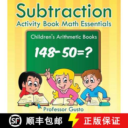 【3-4周达】Subtraction Activity Book Math Essentials | Children's Arithmetic Books [9781683219521]
