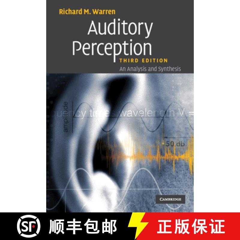 【3-4周达】Auditory Perception : An Analysis and Synthesis [9780521688895]