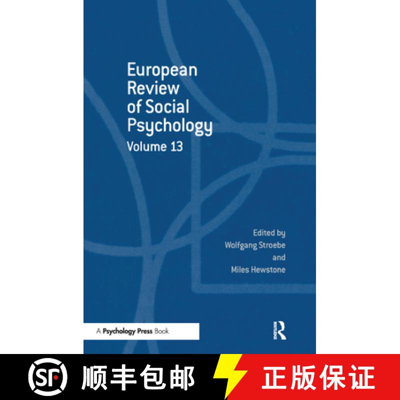 【3-4周达】European Review of Social Psychology: Volume 13: - Special Issue of European Review of Soc... [9781841699400]